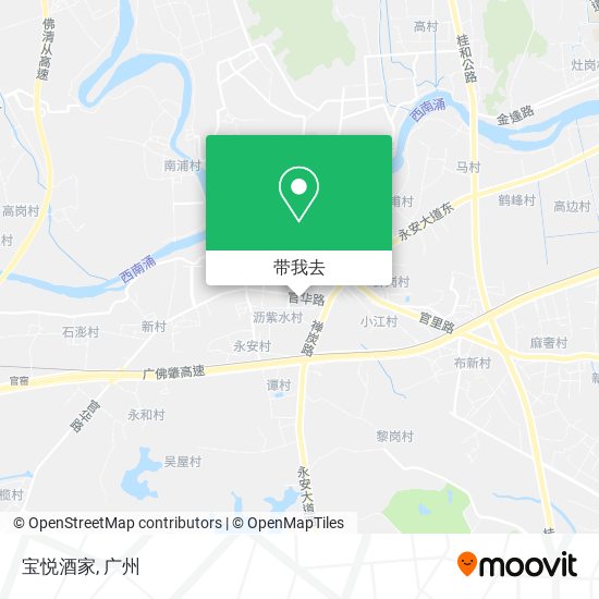 宝悦酒家地图