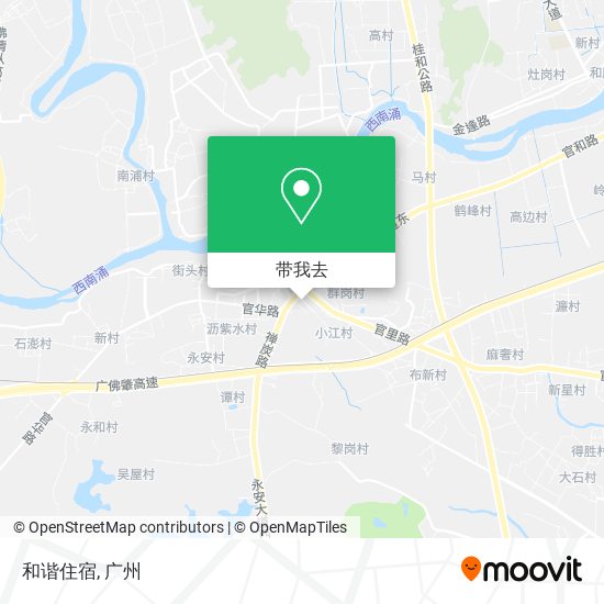 和谐住宿地图