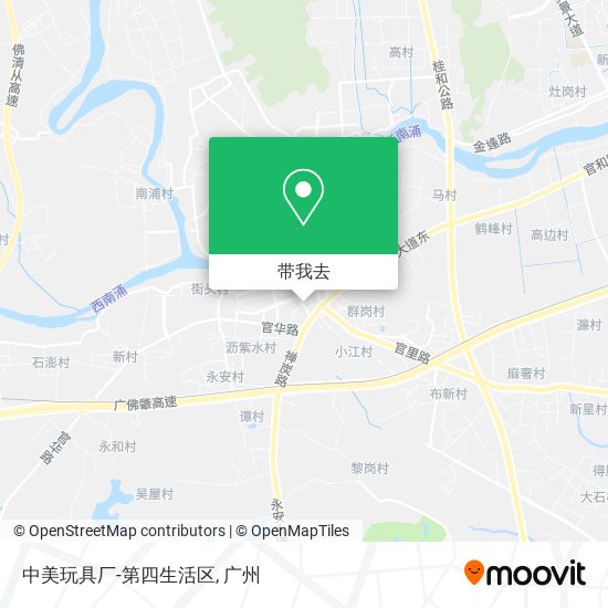 中美玩具厂-第四生活区地图