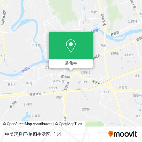 中美玩具厂-第四生活区地图