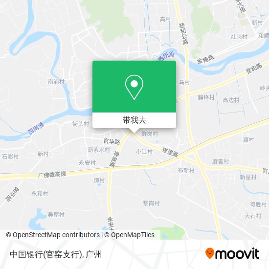 中国银行(官窑支行)地图