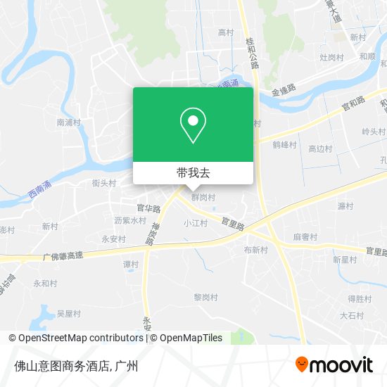 佛山意图商务酒店地图