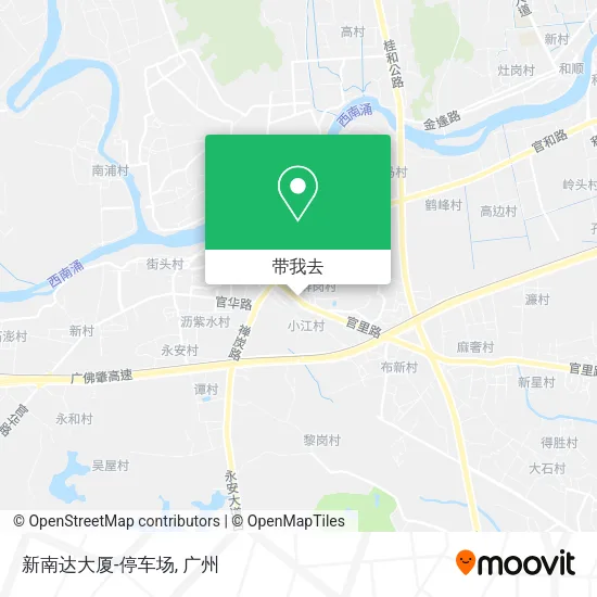 新南达大厦-停车场地图