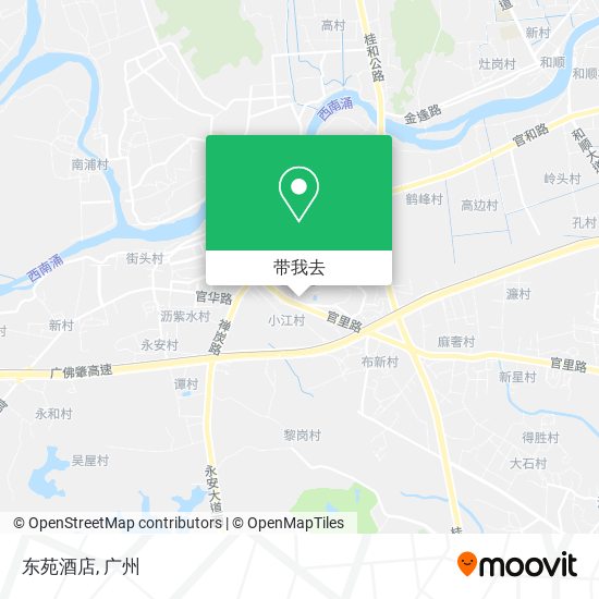 东苑酒店地图