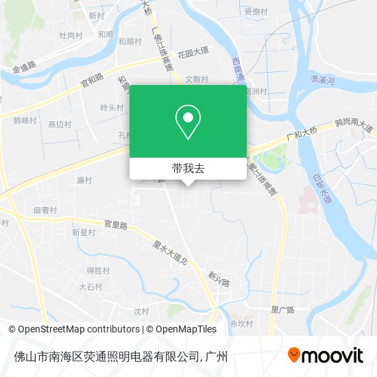 佛山市南海区荧通照明电器有限公司地图