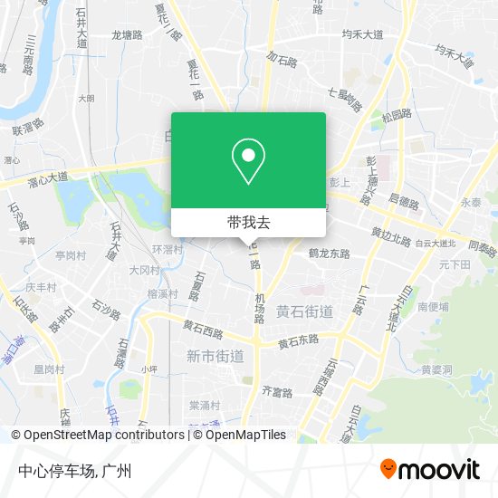 中心停车场地图