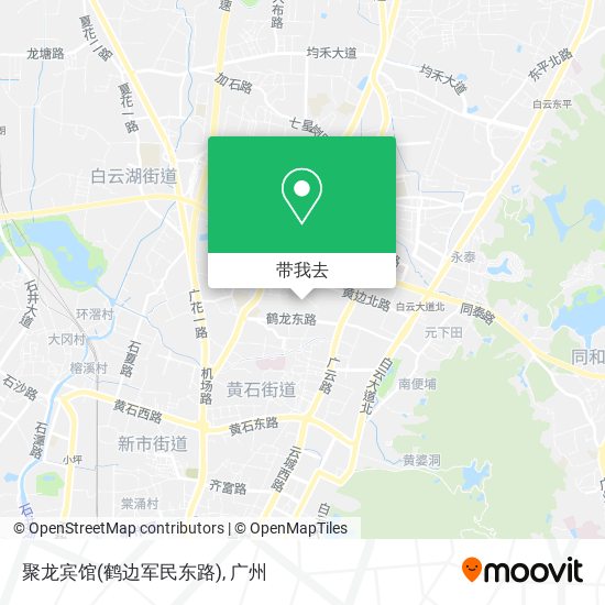 聚龙宾馆(鹤边军民东路)地图
