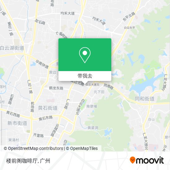 楼前阁咖啡厅地图