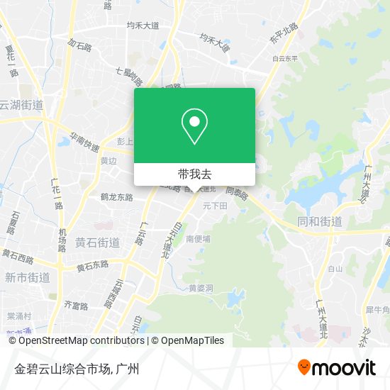 金碧云山综合市场地图