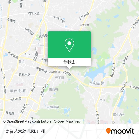 育贤艺术幼儿园地图