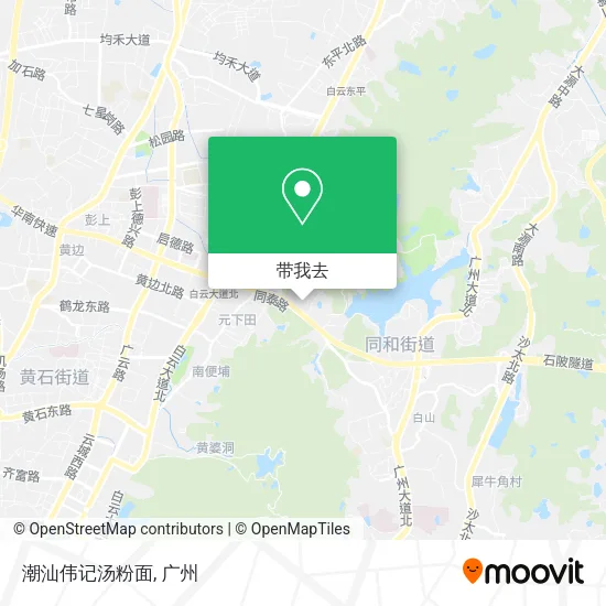 潮汕伟记汤粉面地图