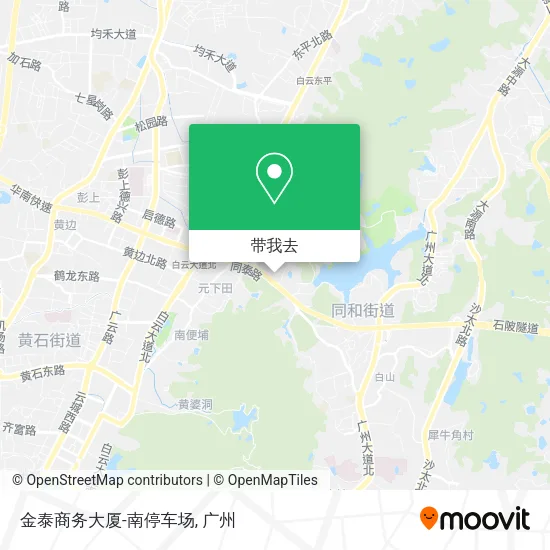 金泰商务大厦-南停车场地图