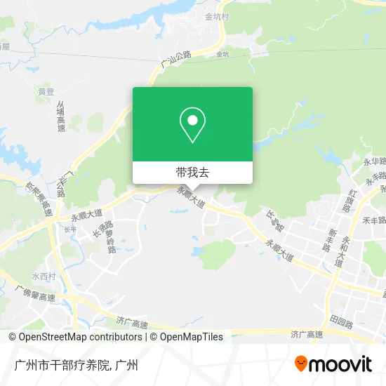 广州市干部疗养院地图