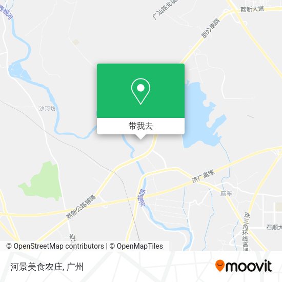 河景美食农庄地图