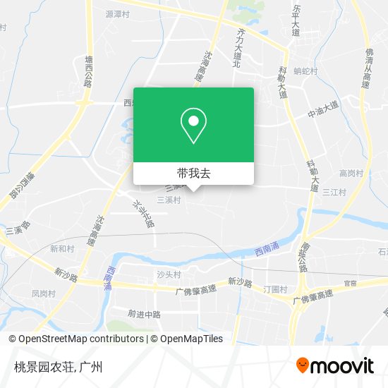 桃景园农荘地图