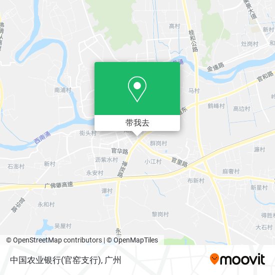 中国农业银行(官窑支行)地图