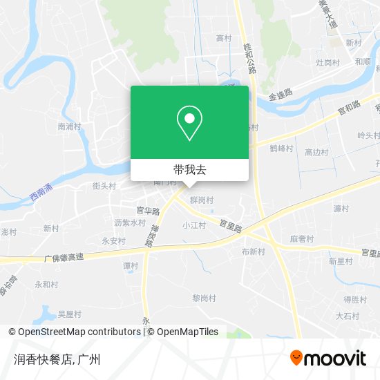 润香快餐店地图