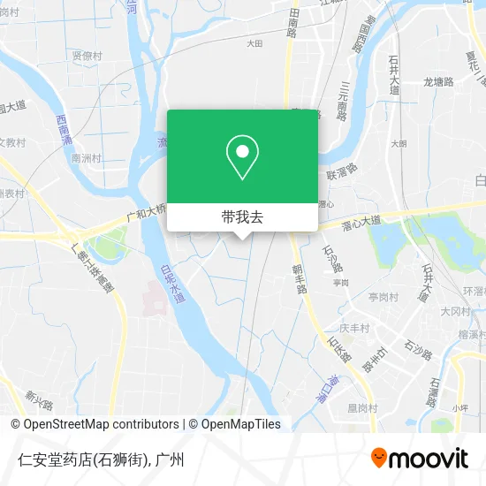 仁安堂药店(石狮街)地图