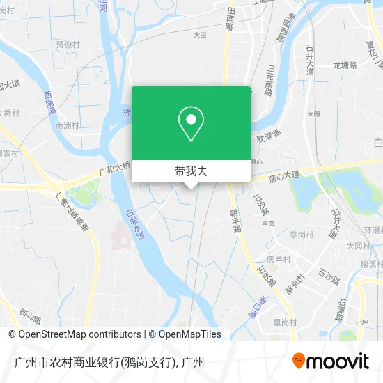 广州市农村商业银行(鸦岗支行)地图
