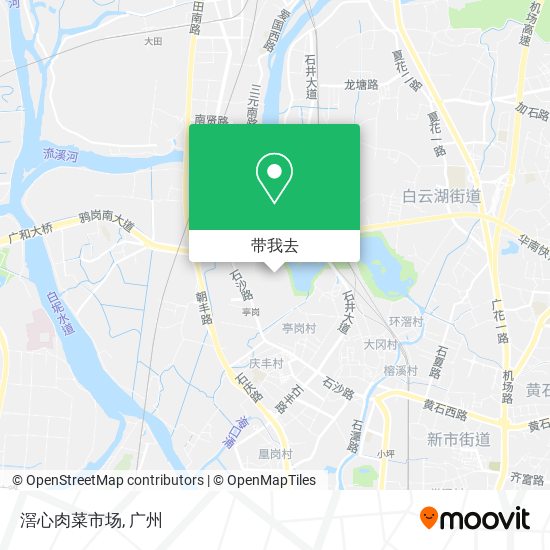 滘心肉菜市场地图