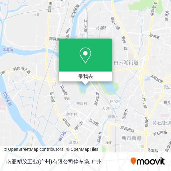 南亚塑胶工业(广州)有限公司停车场地图