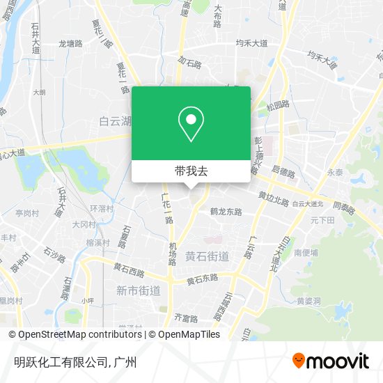 明跃化工有限公司地图