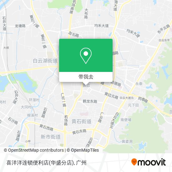 喜洋洋连锁便利店(华盛分店)地图