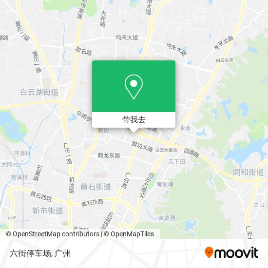 六街停车场地图