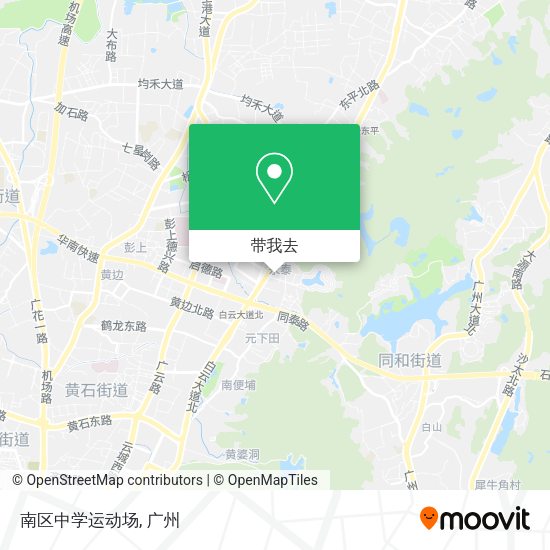南区中学运动场地图