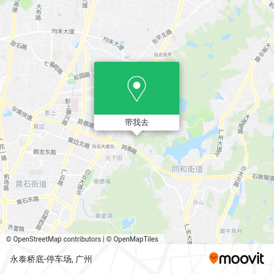 永泰桥底-停车场地图