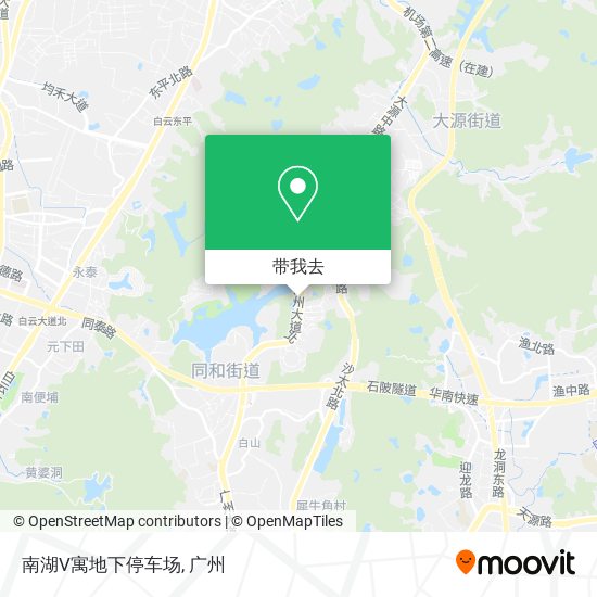 南湖V寓地下停车场地图
