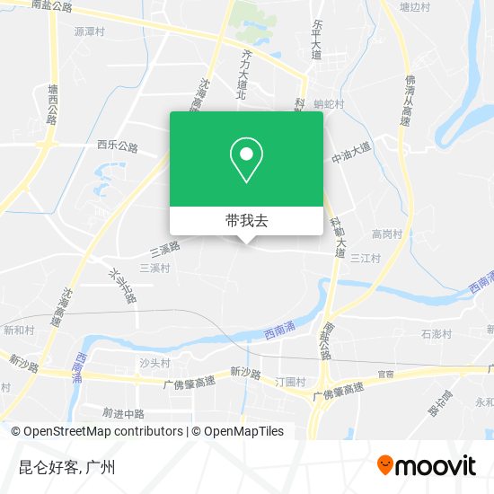 昆仑好客地图
