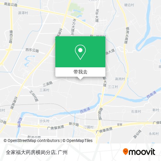 全家福大药房横岗分店地图