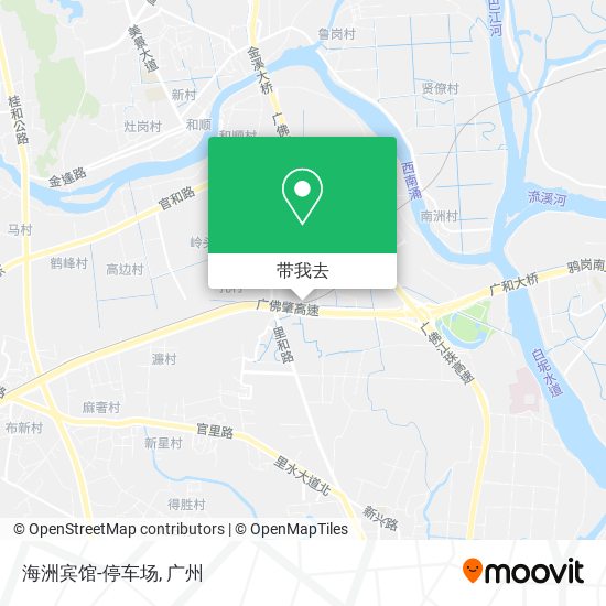 海洲宾馆-停车场地图