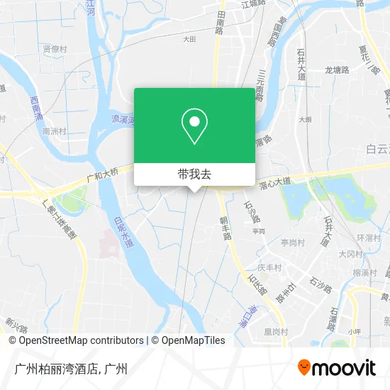 广州柏丽湾酒店地图