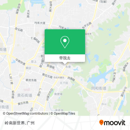 岭南新世界地图