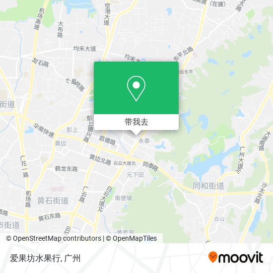 爱果坊水果行地图