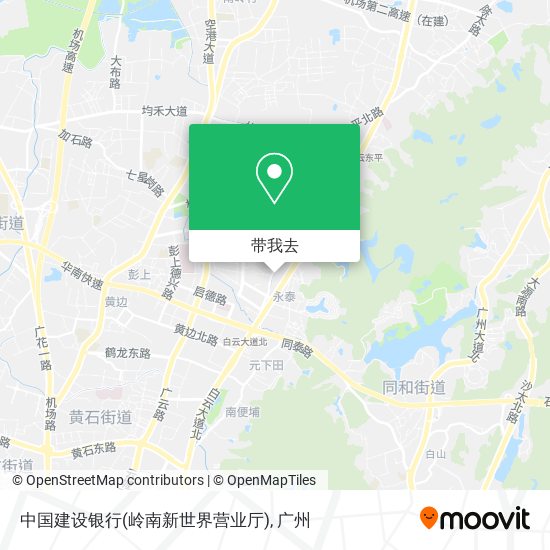 中国建设银行(岭南新世界营业厅)地图