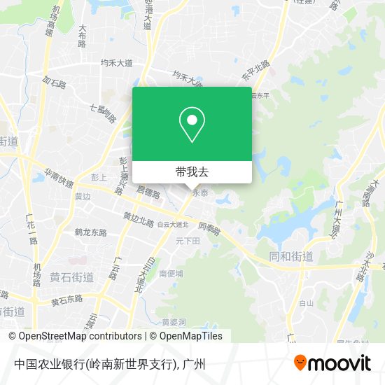 中国农业银行(岭南新世界支行)地图