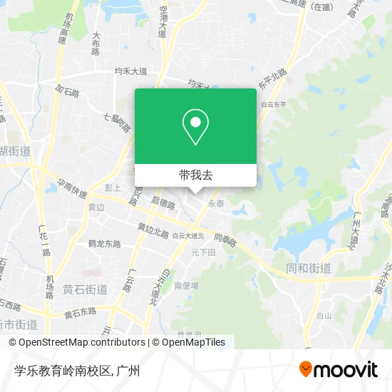 学乐教育岭南校区地图
