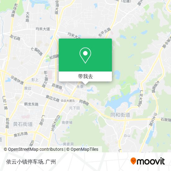 依云小镇停车场地图