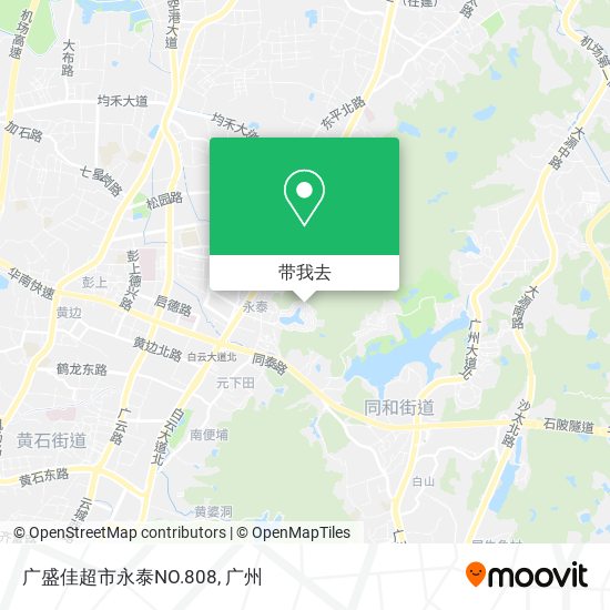 广盛佳超市永泰NO.808地图
