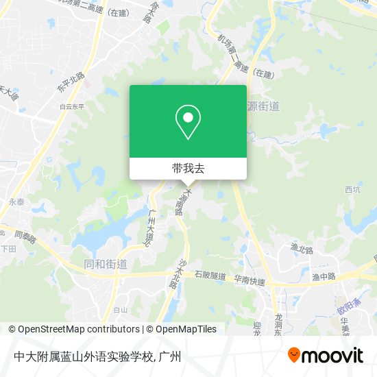 中大附属蓝山外语实验学校地图