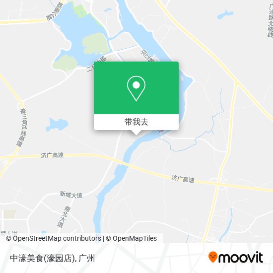 中濠美食(濠园店)地图