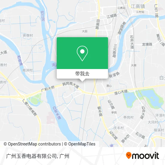 广州玉香电器有限公司地图