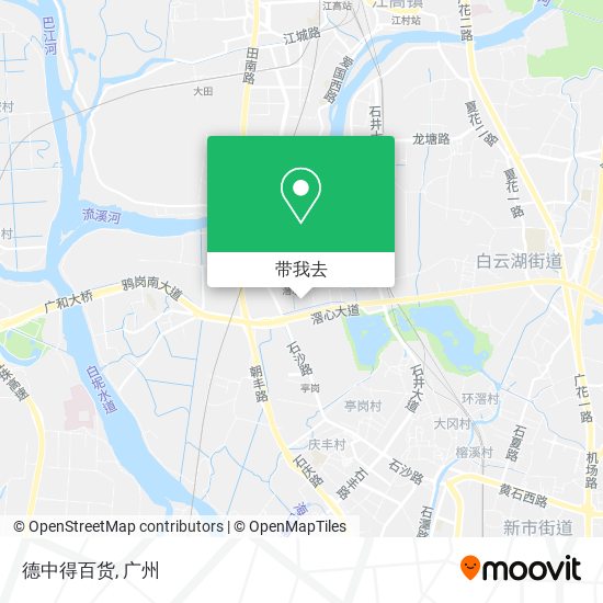 德中得百货地图