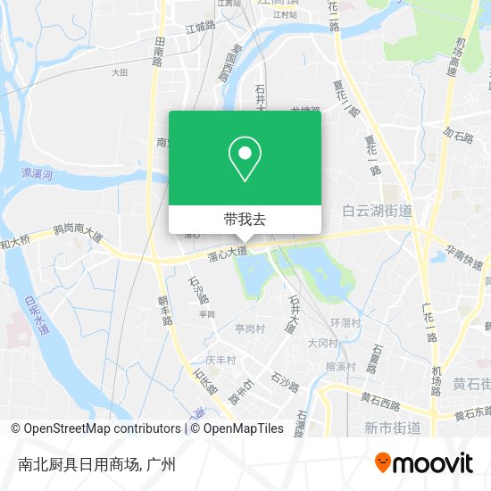 南北厨具日用商场地图