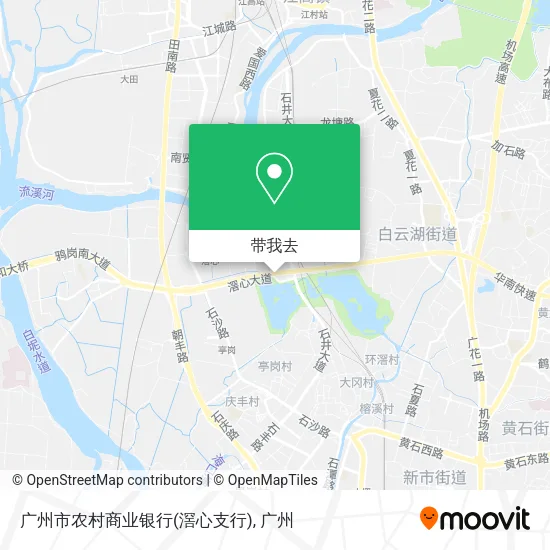 广州市农村商业银行(滘心支行)地图