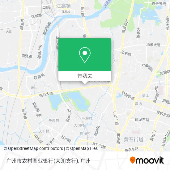 广州市农村商业银行(大朗支行)地图