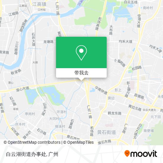 白云湖街道办事处地图